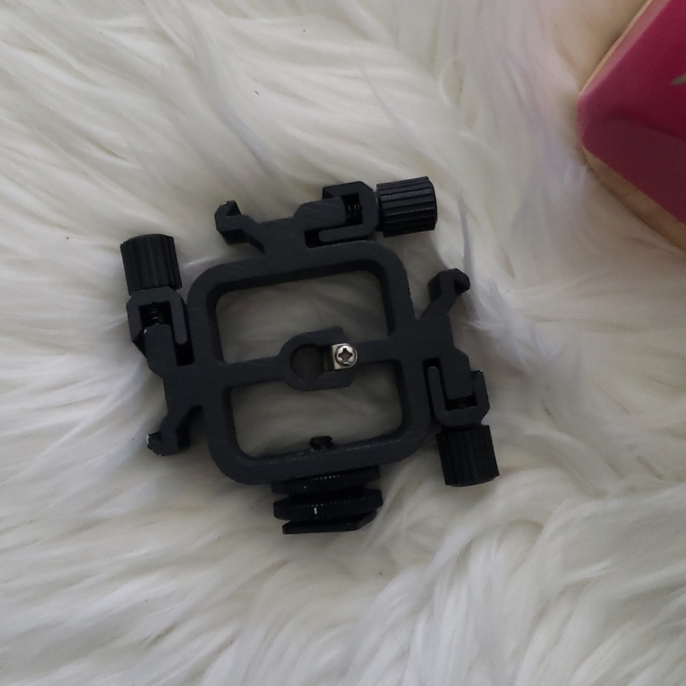 Black Camera Mount For Flash, Microphone, Lights - image 1